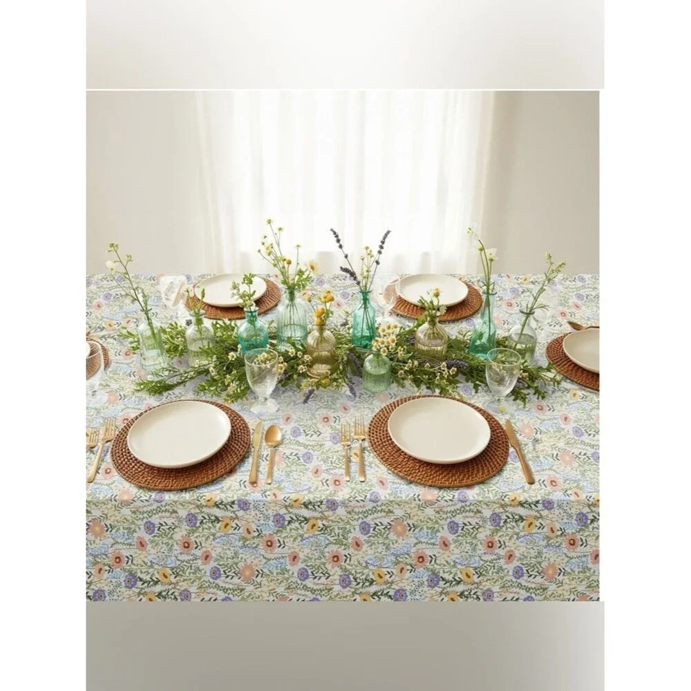 Floral Tablecloth 60” x 102”